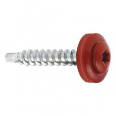 Саморез кровельный WDD красный TX20 4.8x35мм 25шт