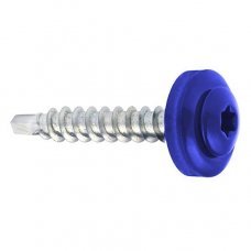 Саморез кровельный WDD синий TX20 4.8x35мм 25шт