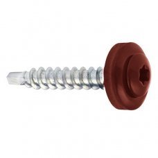 Саморез кровельный WDD коричневый TX20 4.8x35мм 25шт