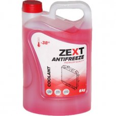 Жидкость охлаждающая -38°C 5кг красный ZEXT