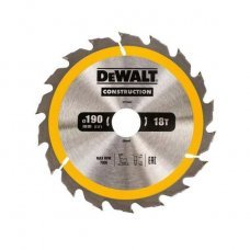 Диск пильный 190х30мм T18 DeWALT