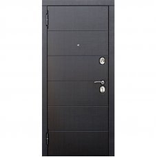 Дверь металлическая Чикаго Царга графит левая 205х86х10.5см
