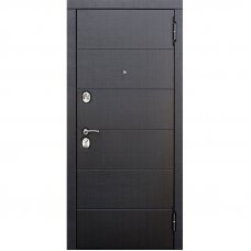 Дверь металлическая Чикаго Царга графит правая 205х96х10.5см