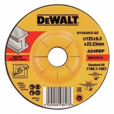 Диск шлифовальный по металлу DT42320Z 125х6.3х22.23мм