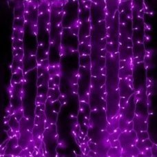 Гирлянда электрическая 300LED 3х3м фиолетовый