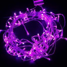 Гирлянда электрическая 100LED 10м фиолетовый