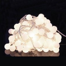 Гирлянда электрическая 100LED 10м белый