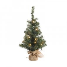 Елка искусственная с лампочками 50LED 90см