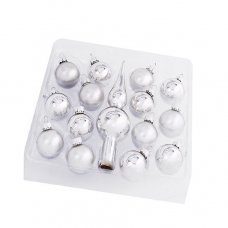 Украшения елочные Шары 3см 15шт