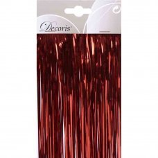 Дождик елочный красный 50х40см