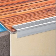 Лестничный рифленый профиль LSR золотой 2000х40х25мм