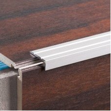 Узкий лестничный профиль LSW 10 cеребряный 2500х25х10мм