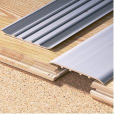 Защитная плоская узкая рейка LPPOS cеребряный 2000х80х4.2мм