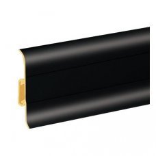 Плинтус напольный Премиум черный 2500x22x59мм