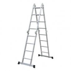 Лестница универсальная алюминиевая M 4х4 2.28/4.57м
