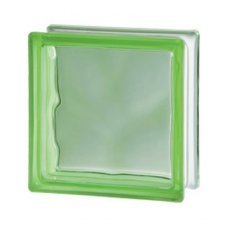 Стеклоблок зеленый Green Wave