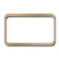 Вставка двойная матовое золото Tuna