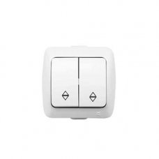 Выключатель проходной Alsu двухклавишный