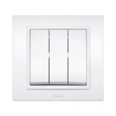Выключатель трехклавишный Zena
