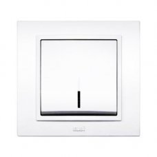 Выключатель одноклавишный с подсветкой Zena