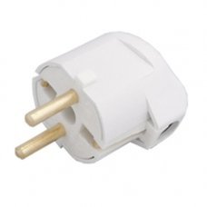 Вилка штепсельная с заземлением 16A 2P