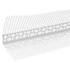 Профиль угловой с армирующей сеткой ПВХ 2.5м