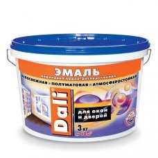 Эмаль для окон и дверей Белая 3кг