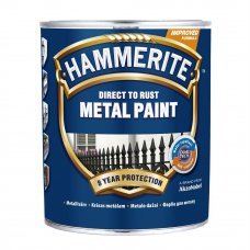 Краска для металла Черная гладкая 0.75л