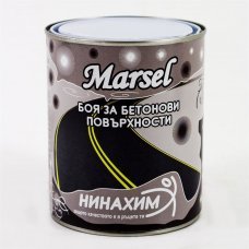Краска Marsel для асфальта и бетона Белая 1кг