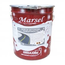 Краска Marsel для асфальта и бетона Белая 25кг