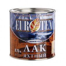 Лак Eurotex Яхтный Полуматовый 0.75л