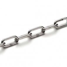 Цепь из нержавеющей стали с длинным звеном 2мм