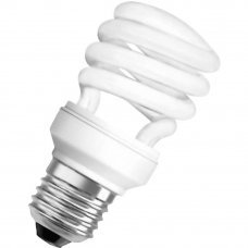 Лампа люминесцентная DVALUE TWIST с цоколем E27 20Вт
