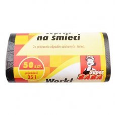 Пакеты для мусора 50шт 35л