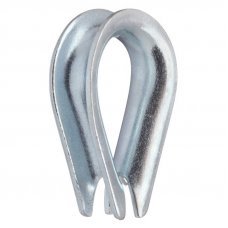 Коуш для троса оцинкованный 12мм