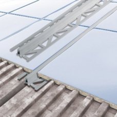 Дилатационный профиль для плитки DY12 светло-серый 2500х12мм