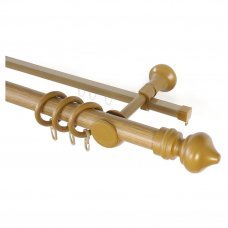 Карниз двухрядный Scandinavia светлый дуб 1,6м