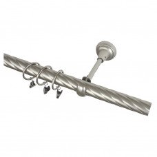 Настенный карниз хром матовая 3м