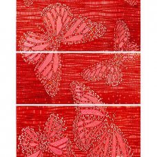 Декор Mariposa Red 25x70см 3шт