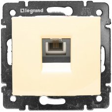 Розетка Valena телефонная 1 вход RJ11