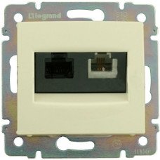 Розетка Valena сдвоенная RJ45-RJ11