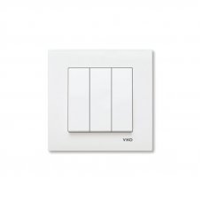 Intrerupator 3clape alb KARRE