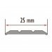 Profil de trecere plat ingust de protectie LPP 25 auriu 1000x25mm
