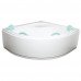 Ванна акриловая Samanta Plus 140x140x45см угловая