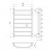 Полотенцесушитель Виктория П7 480x700мм