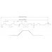 Профнастил T30 RAL 3005 вишневый 1111x2000мм