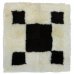 Коврик из натуральной овчины 50x50см
