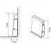 Плинтус напольный Hi-Line Prestige 232 2500x22x75мм