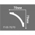 Плинтус потолочный П05 70x70мм