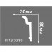Плинтус потолочный П13 30x80мм